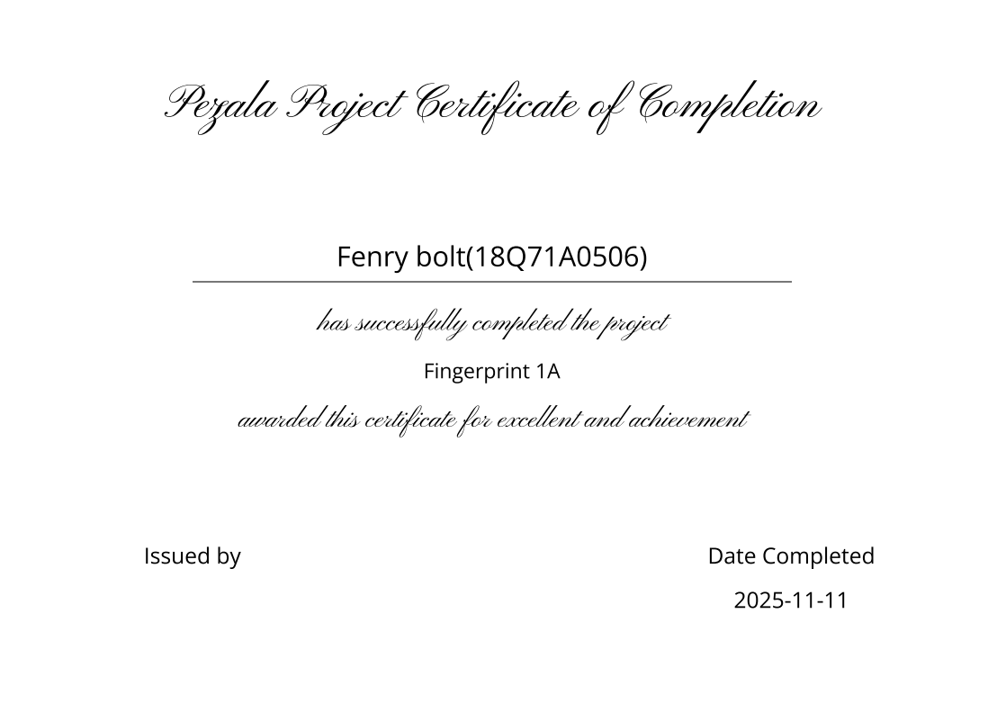 Verified Certificate